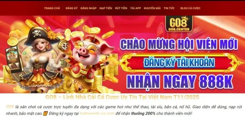 Lưu ý chỉ truy cập link Vào GO8 Chính thức duy nhất - aaronconnolly.me